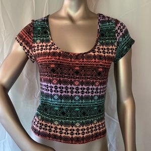 Aztec Crop Top